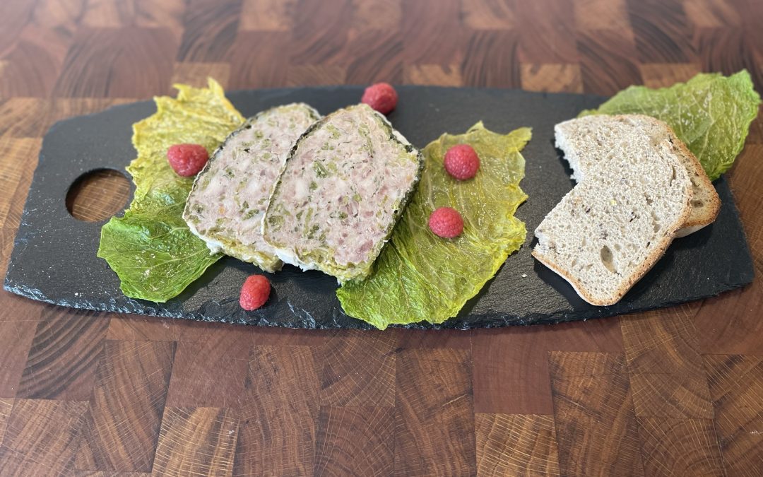 Terrine de faisan au chou