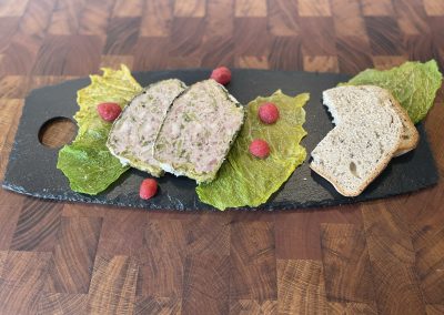 Terrine de faisan au chou